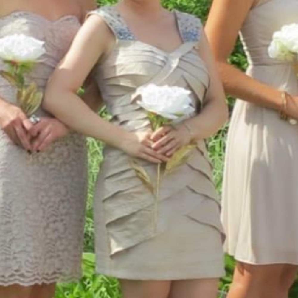 Champagne Bridesmaid Dress